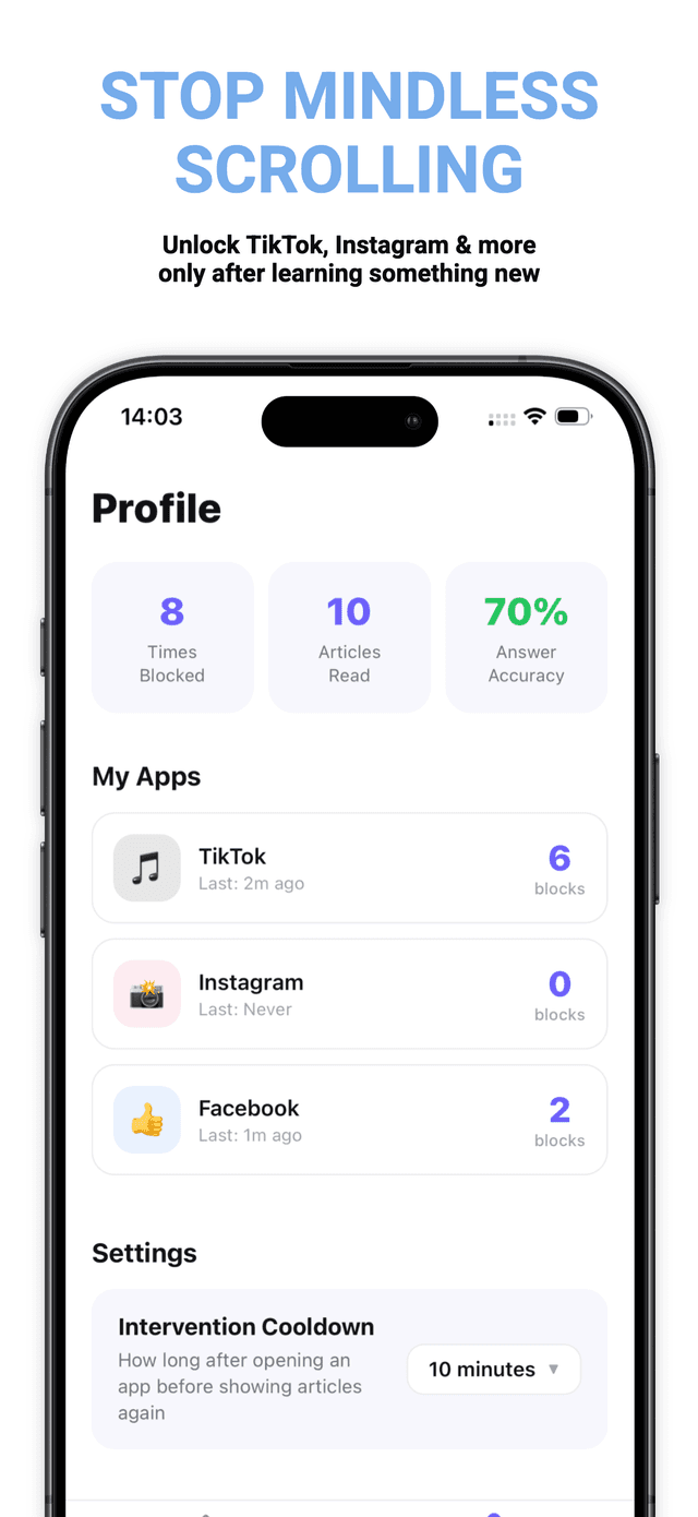 CurioLock App Screenshot 1